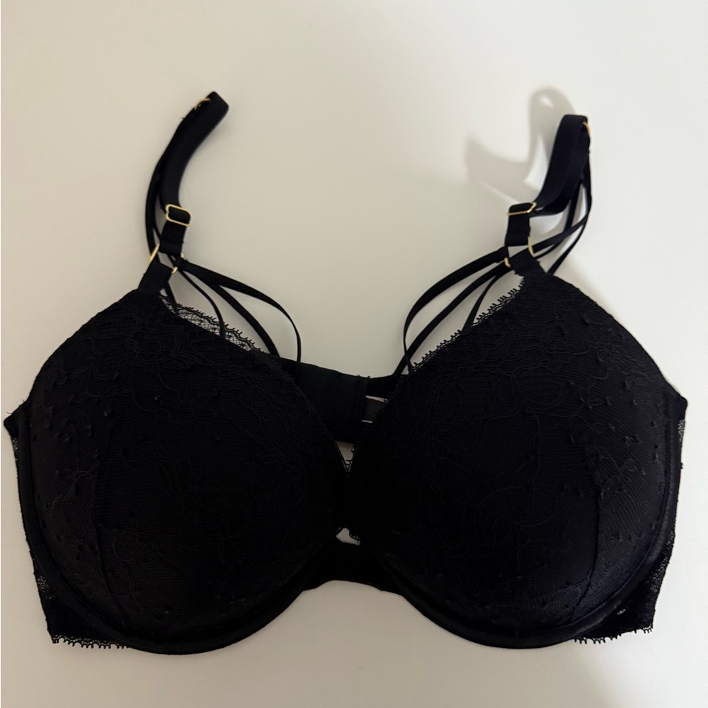 Victoria's Secret Black Lace Push Up Bra